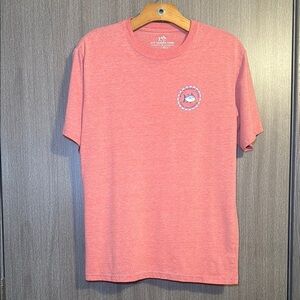 Southern Tide Unisex Original Skipjack Red Heather Tee Size Medium VGUC